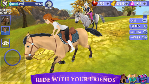 Télécharger Gratuit Contes d'équitation- Montez à cheval avec des amis APK MOD (Astuce) screenshots 4