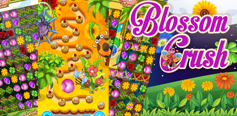 Blossom Crush Match 3 - Blossom Mania Game