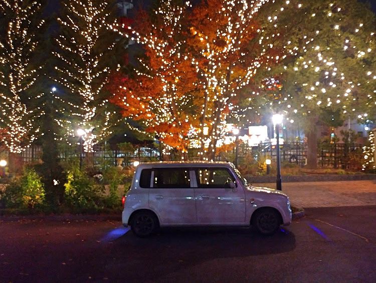 アルトラパンの夜間撮影・愛車撮影・自分には縁の無い所･･･💧に関するカスタム事例の投稿画像12枚目