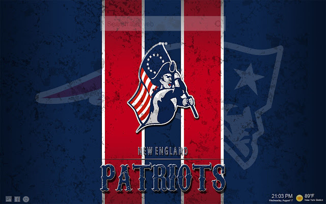 Patrones de New England Patriots NewTab