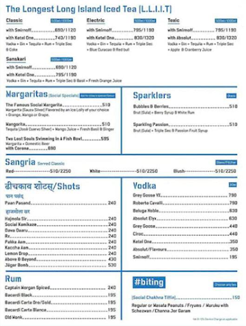 Dreamcann Foods Pvt Ltd menu 
