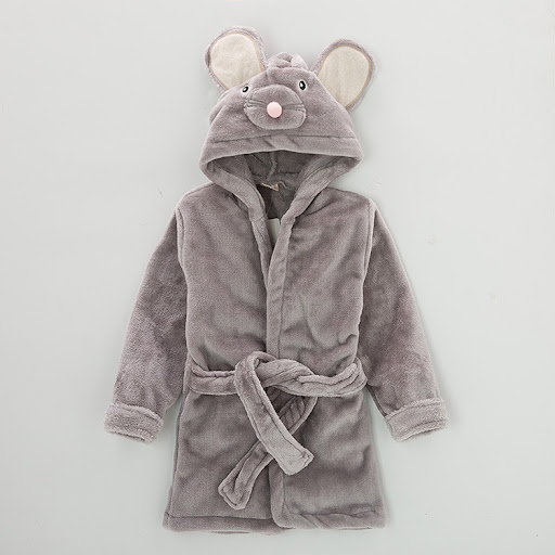 Title 2, Flannel baby bathrobe Soft and cozy for after b...