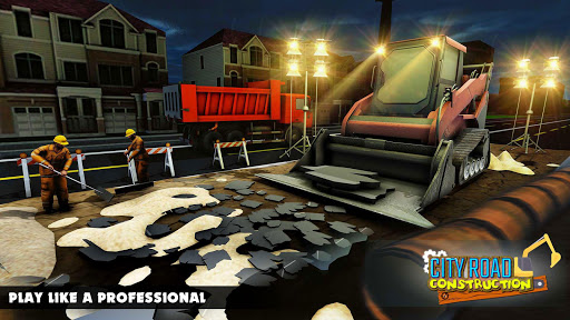 Mega City Road Construction Machine Operator Game screenshots 5