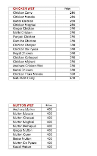 Hamara Family Dhaba menu 3