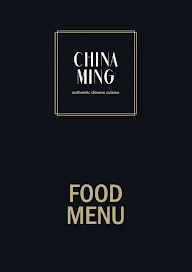 China Ming menu 5