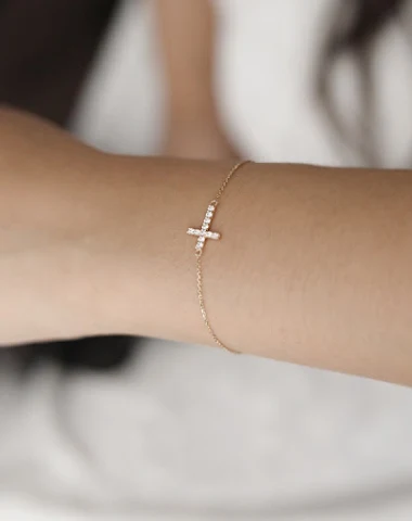 Kruis Armband Dames Sterling Zilver - 3