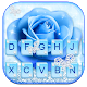 Download Luxury Blue Rose Keyboard Theme For PC Windows and Mac