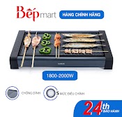 Bếp Nướng Điện Locknlock Wide Electric Grill Ejg236Blk, Chống Dính, 5 Cấp Độ Nhiệt - Hàng Chính Hãng Locknlock - Bepmart