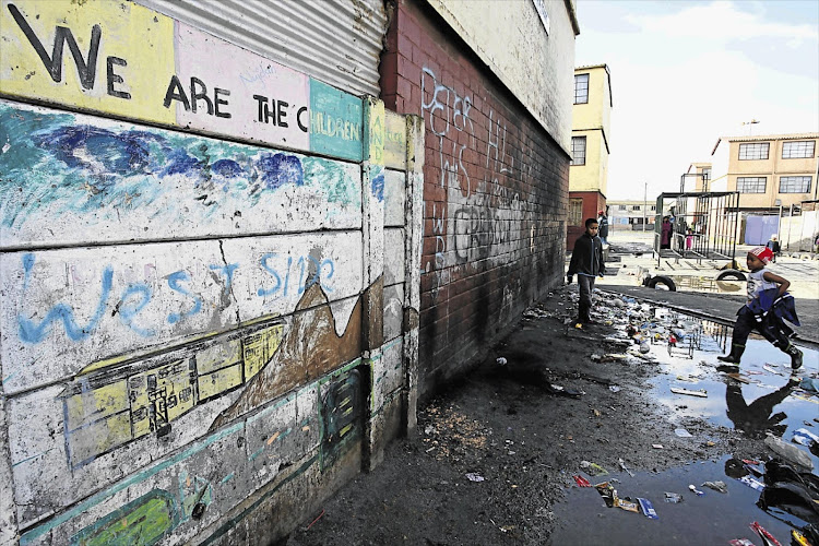 Children play in the streets of Manenberg, on the Cape Flats. File photo.