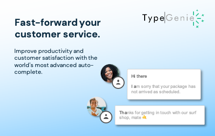 TypeGenie for Zendesk Chat Preview image 0