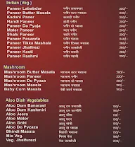 Muskan Kalika Family Restaurant And Roll Corner menu 1