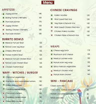 Sai's Kitchen menu 1