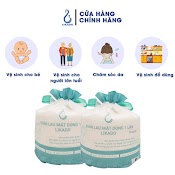 2 Túi Khăn Lau Mặt Dùng 1 Lần Likado, Khăn Khô Lau Mặt, Lau Ướt, Tẩy Trang (100 Tờ)