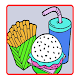 Download Coloring Various Foods and Drinks For PC Windows and Mac 1.0.0