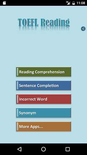 TOEFL Reading Comprehension