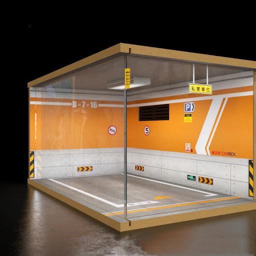 Title 2, Wooden Parking Lot Underground Garage Dust Cove...
