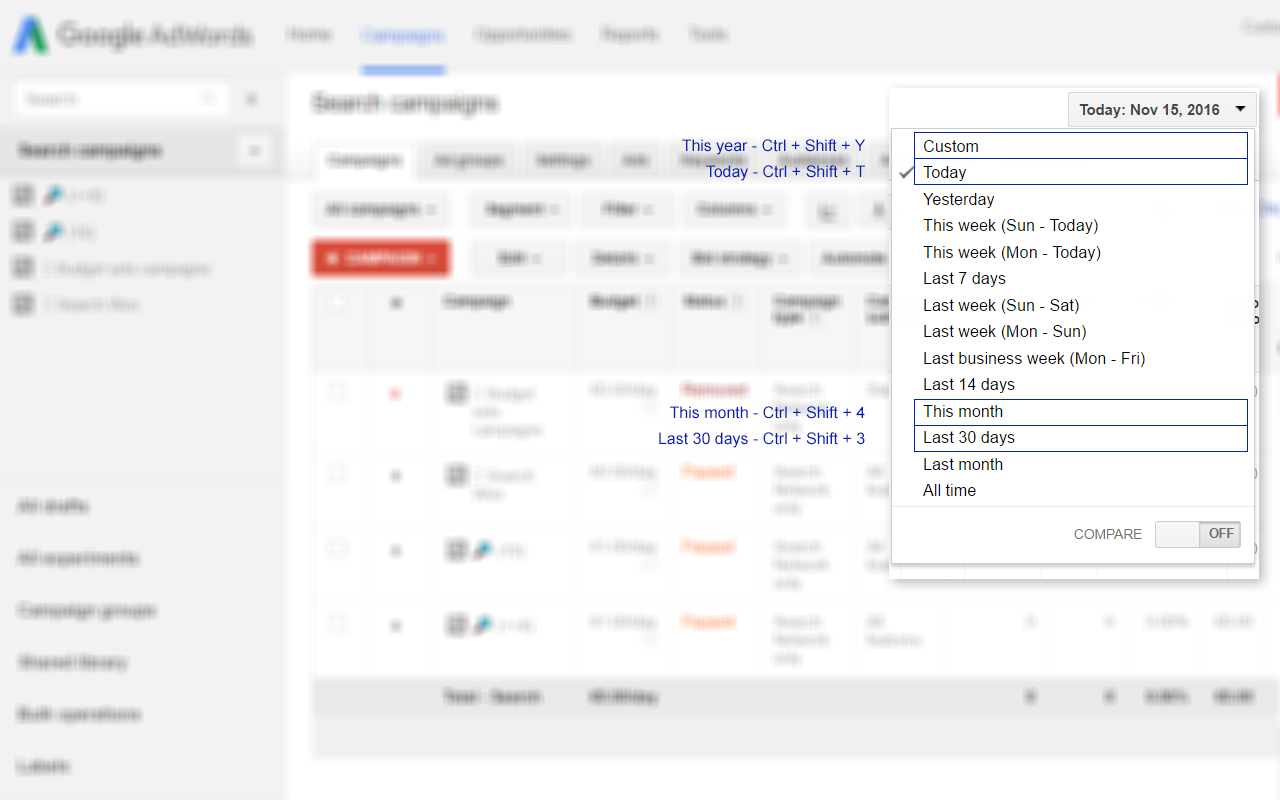 AdWords HotKeys Preview image 3