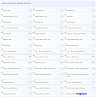 Sharma Sweets Junction menu 1