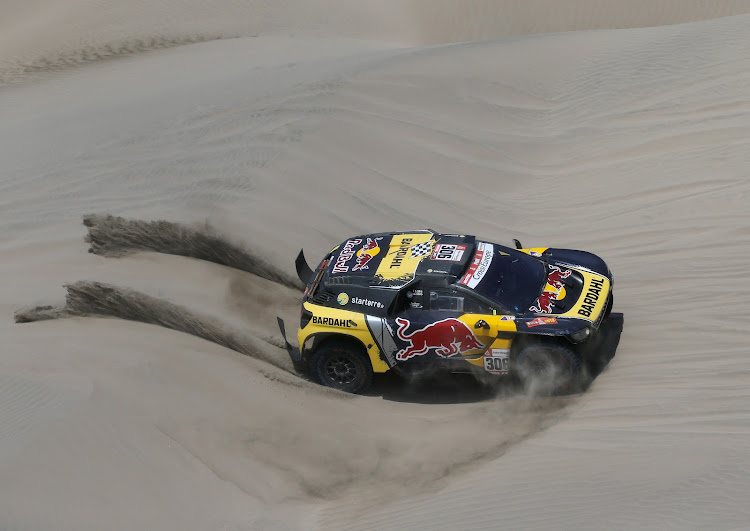 Former multiple world rally champion Sebastien Loeb won the 6th stage of Dakar 2019 to move into second position overall. Picture: SUPPLIED