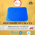 Chông Mỏiloại 1200Gr - Đệm Ngồi 2 Lớp 3D Thoáng Khí Magic Cushion Thoáng Khí Tuần Hoàn | Nệm Ngồi Ghế Văn Phòng, Ô Tô