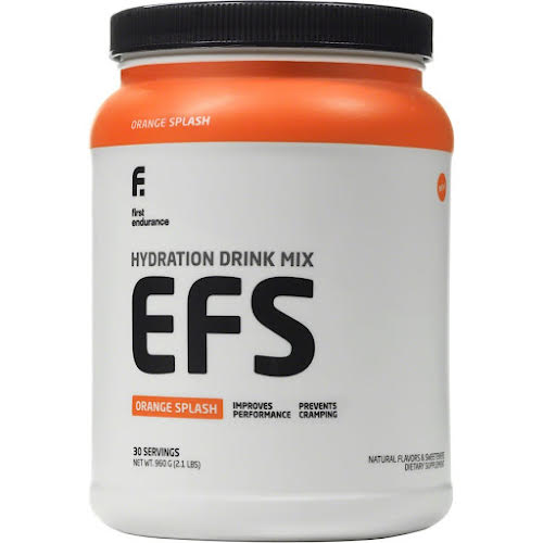 1st Endurance EFS Drink Mix - Orange Splash, 30 Serving Canister