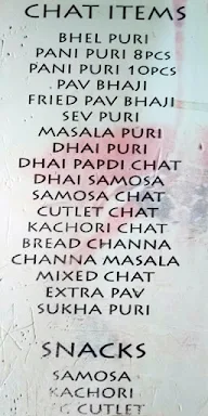 Mohan's Hot 'N' Chat menu 1