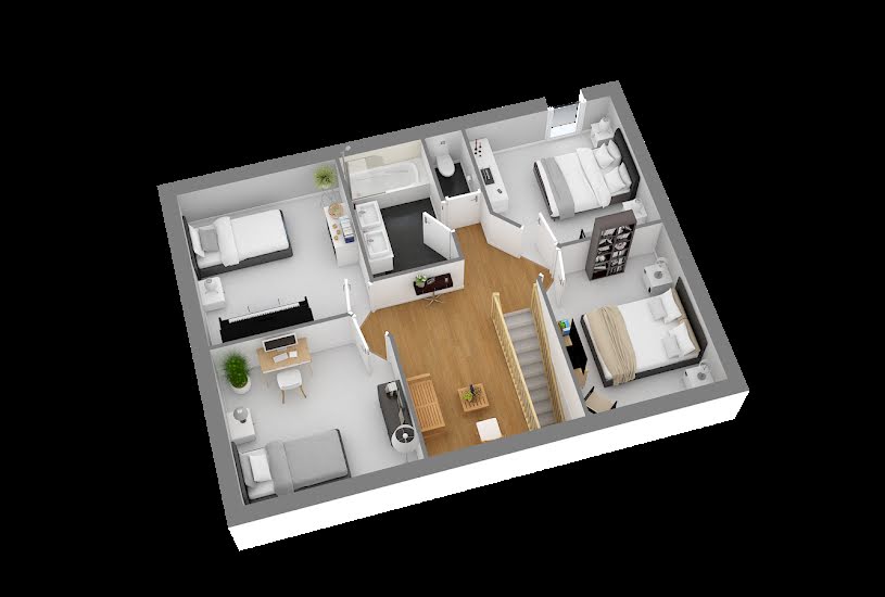  Vente Terrain + Maison - Terrain : 230m² - Maison : 112m² à Wissous (91320) 