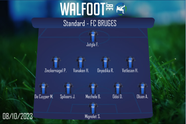 Composition FC Bruges | Standard - FC Bruges (08/10/2023)