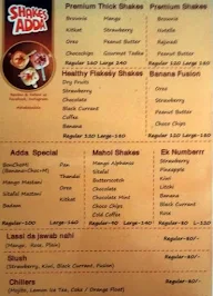 Shakes Adda menu 3