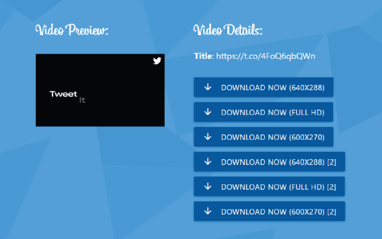 Twitter Video Downloader By TwitterMate Preview image 4