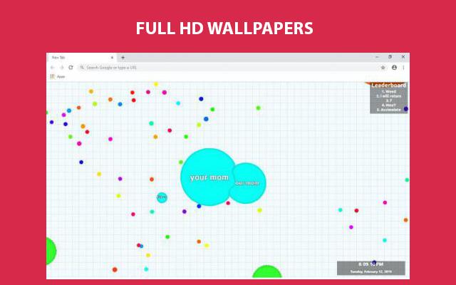 Agar.io Wallpapers and New Tab