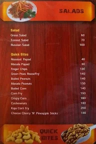 Chaitanya Food Court - Tiffins menu 1