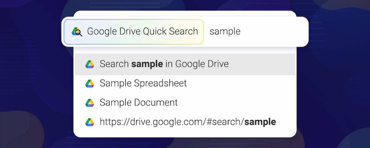 Google Drive™ Omnibar Search Preview image 2