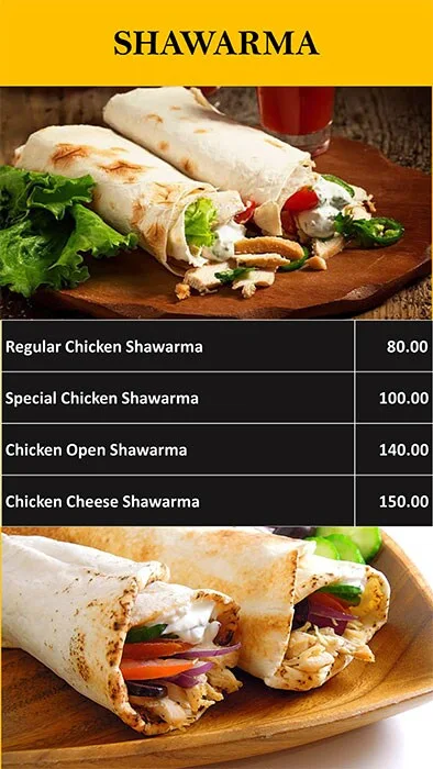 Baba Biryani Center menu 