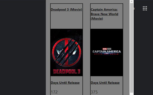 Upcoming Marvel Releases