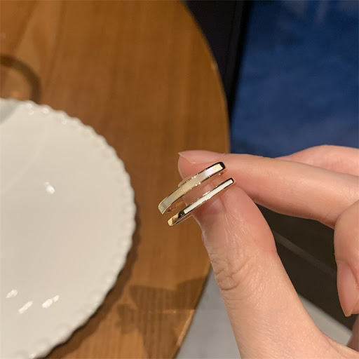 Title 3, Womens Fritillaria Double Plain Ring, a simple...