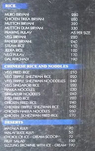 K Rock Resort & Restaurant menu 6