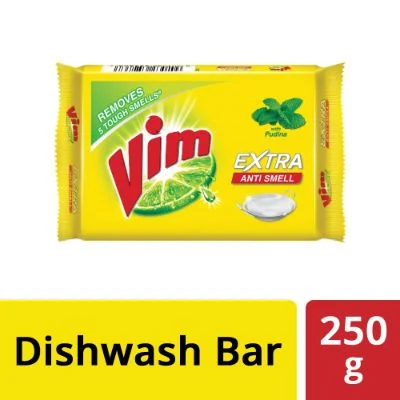 Vim Dishwash Anti Smell Bar Pudina 250 G