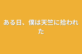 ある日、僕は天竺に拾われた