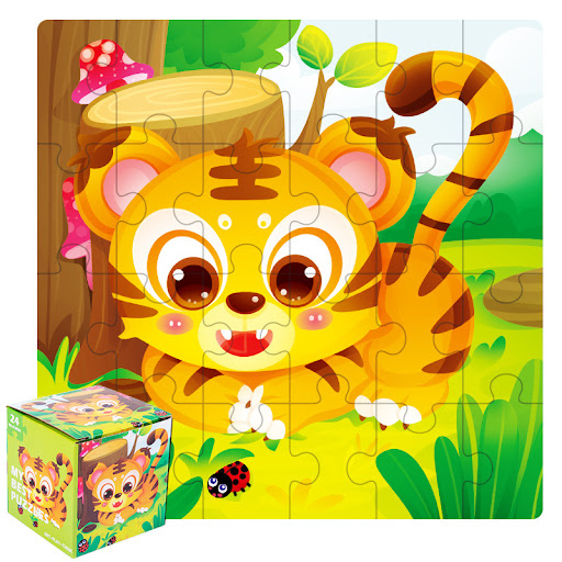 Title 9, Childrens Wooden Cartoon Animal Traffic Dinosa...