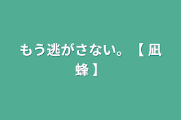 もう逃がさない。【  凪蜂  】