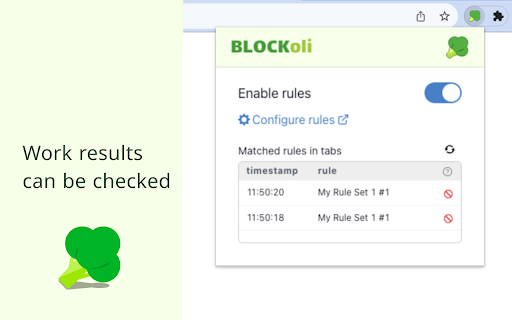 BLOCKoli - Web request blocker