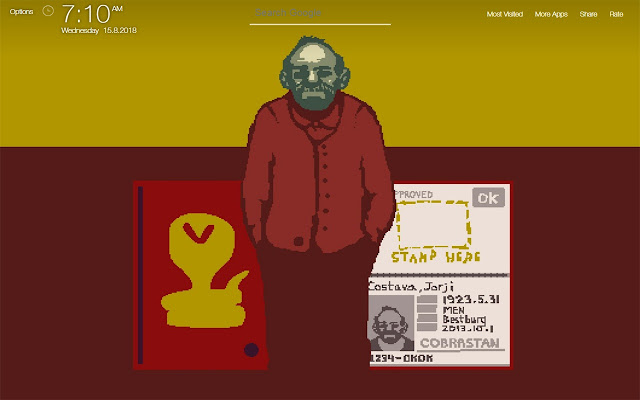 Papers Please Game Wallpapers FullHD New Tab