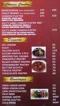 Jolly's menu 6