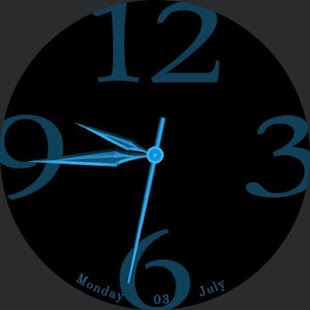 Blue Glow Smartwatch face 1.0 APK + Мод (Бесконечные деньги) за Android