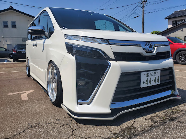 ヴォクシーのホイール交換・Newホイール・ユーロライン・19インチ・8.5jに関するカスタム事例の投稿画像1枚目