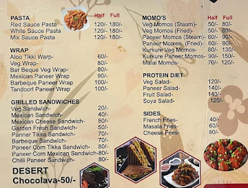 Burger Xpress menu 