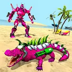 Cover Image of ดาวน์โหลด เกมรถหุ่นยนต์จระเข้ 3d 1.0.2 APK