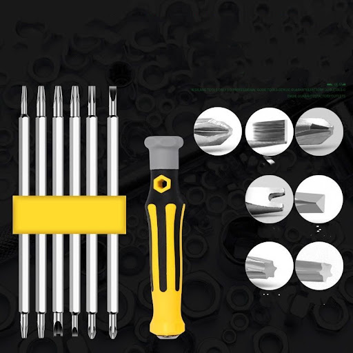 Title 3, 7-in-1 Screwdriver Set with Special-shaped Bits...