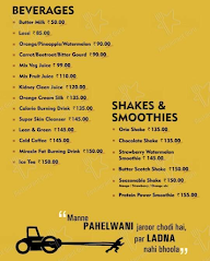 Gym Kitchen menu 2